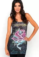 t shirt ed hardy 2012 style women flower fish,marcel t shirt